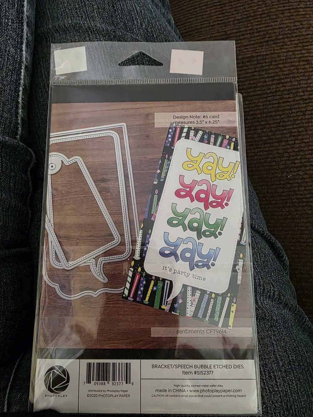 Bracket/Speech Bubble Etched Dies - Clear